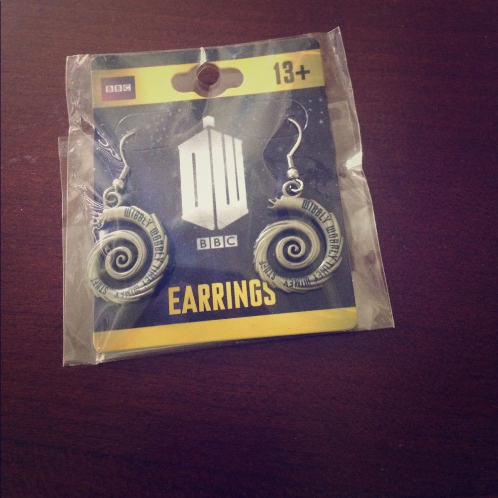 Doctor who Wibbly Wobbly Earrings