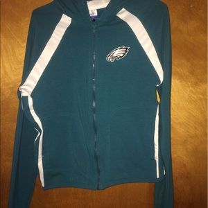 Women's Philadelphia Eagles zip up hoodie