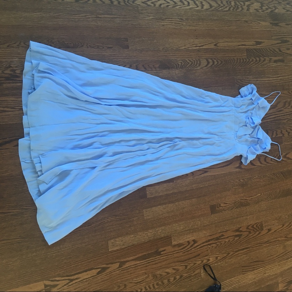 Baby blue gown
