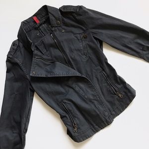 Navy Blue Utility Jacket