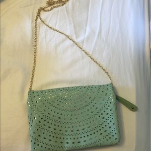 Boutique turquoise chain cross body