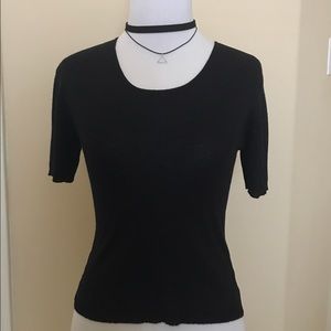 Black top short sleeve