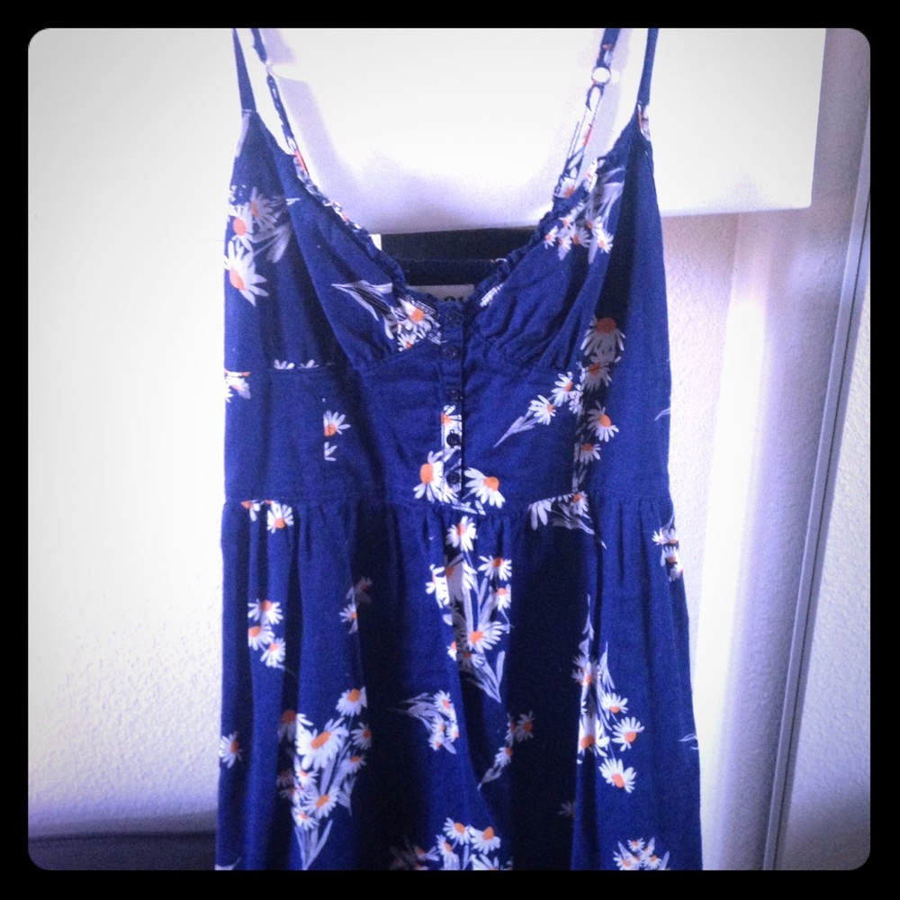 Summer floral spaghetti strap dress!