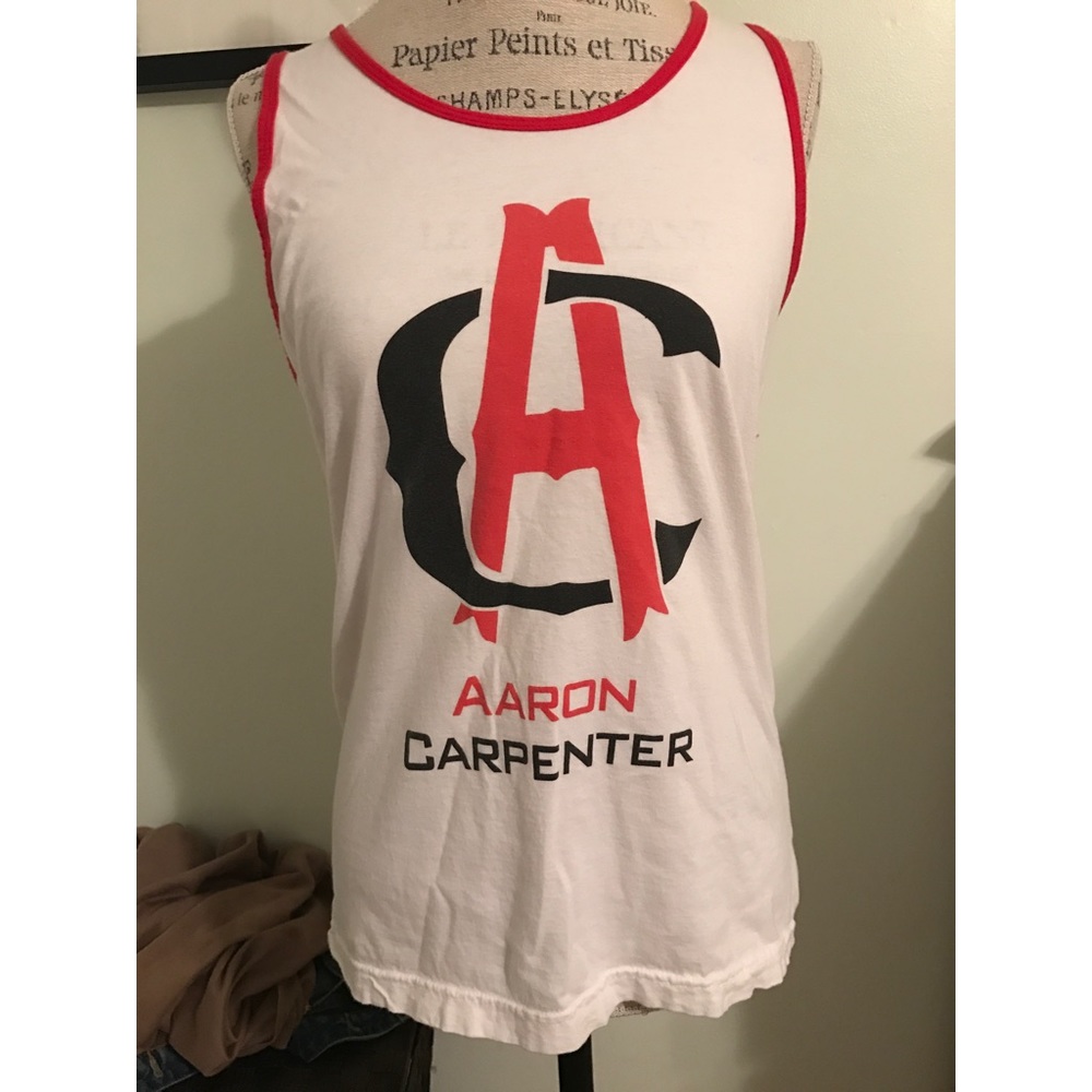 Aaron Carpenter tank top