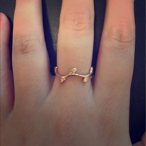 Gold Vine Leaf Ring