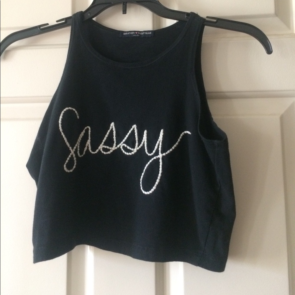 BRANDY MELVILLE "Sassy" Crop Top