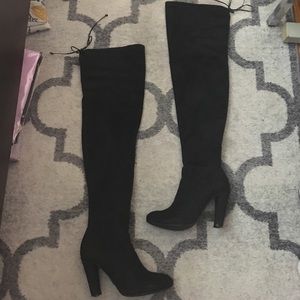 Black OTK Boots