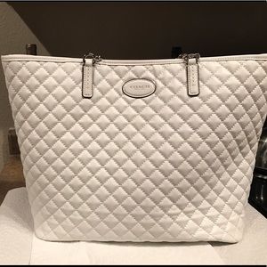 Rare white Coach bag