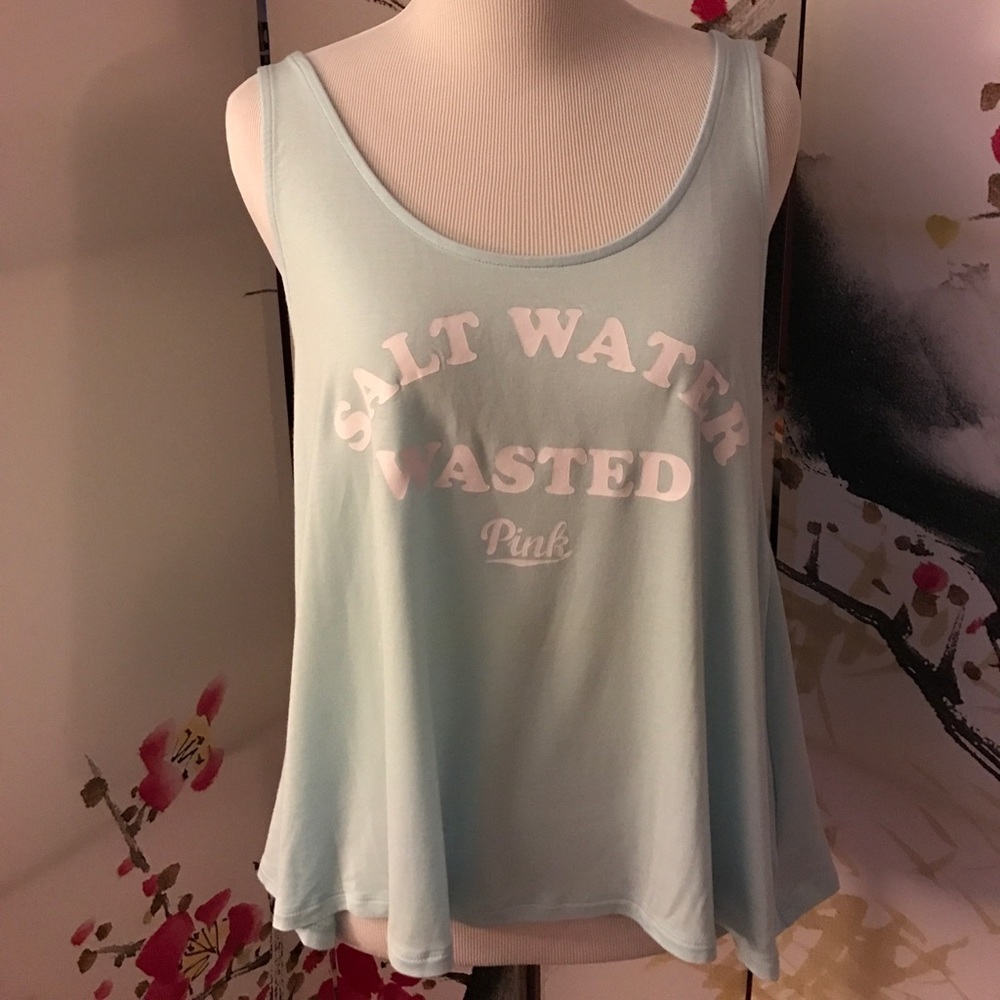 Victoria's Secret Pink SOFT Tank Size Large -Mint