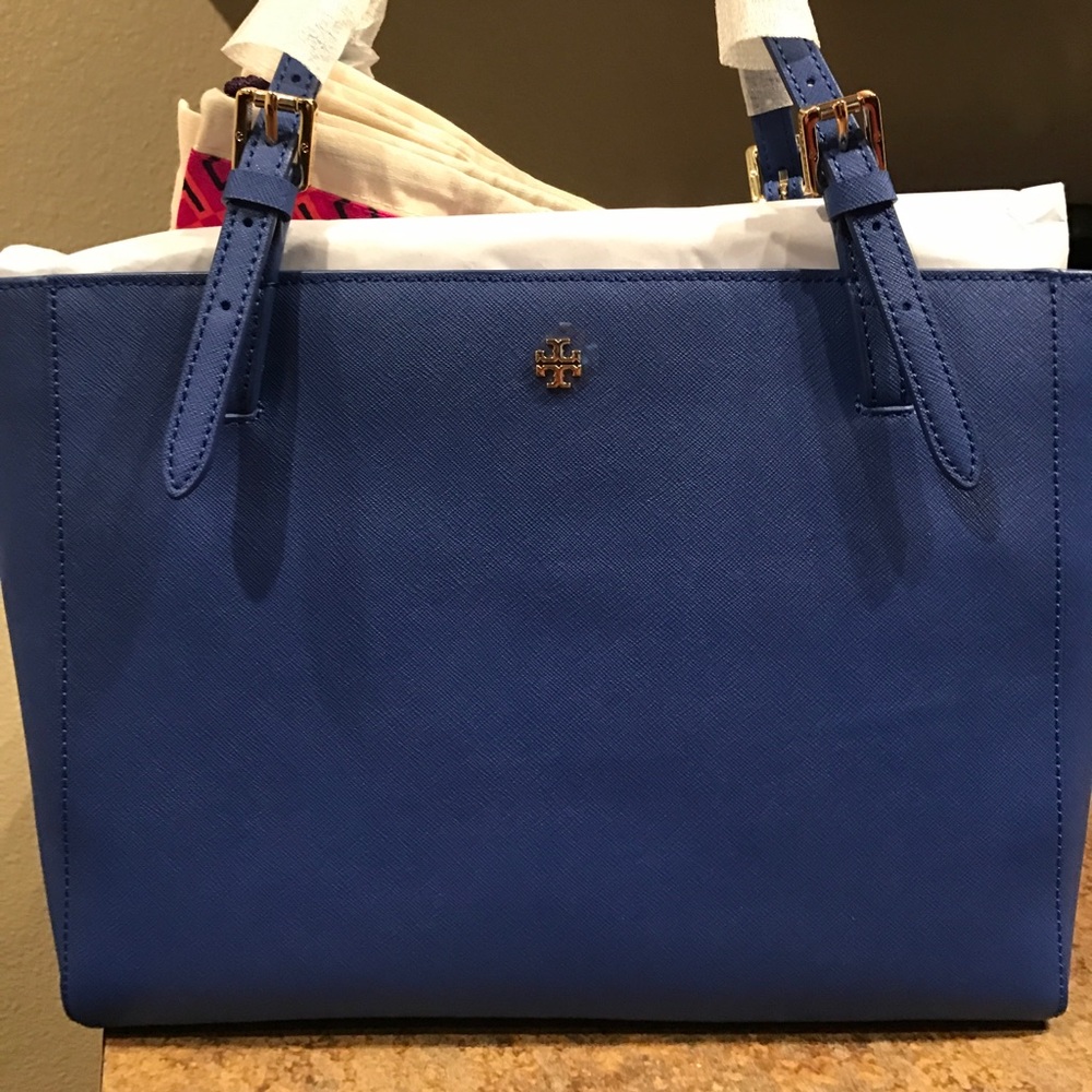 Blue Tory Burch Tote