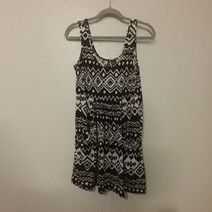 Black and white dress