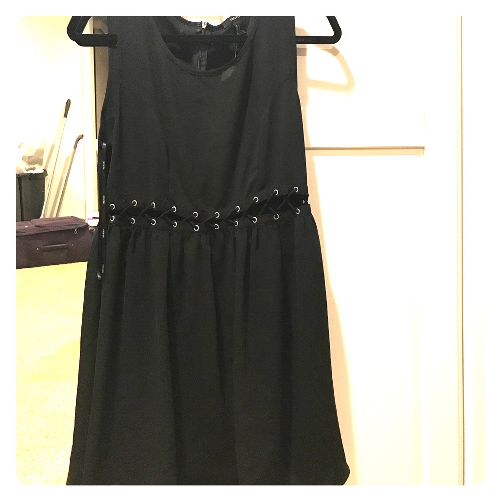 Black skater dress
