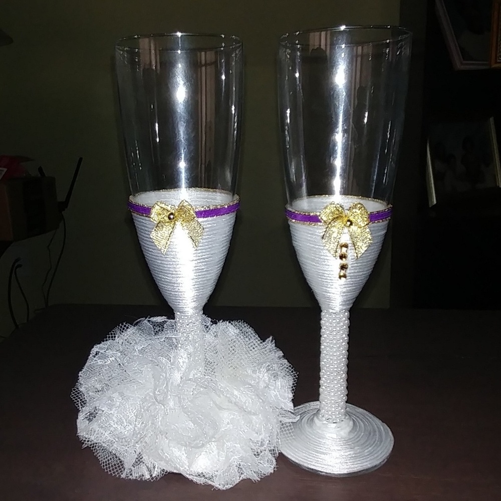 Customized Champagne Flutes