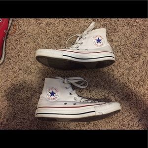 White high top converse
