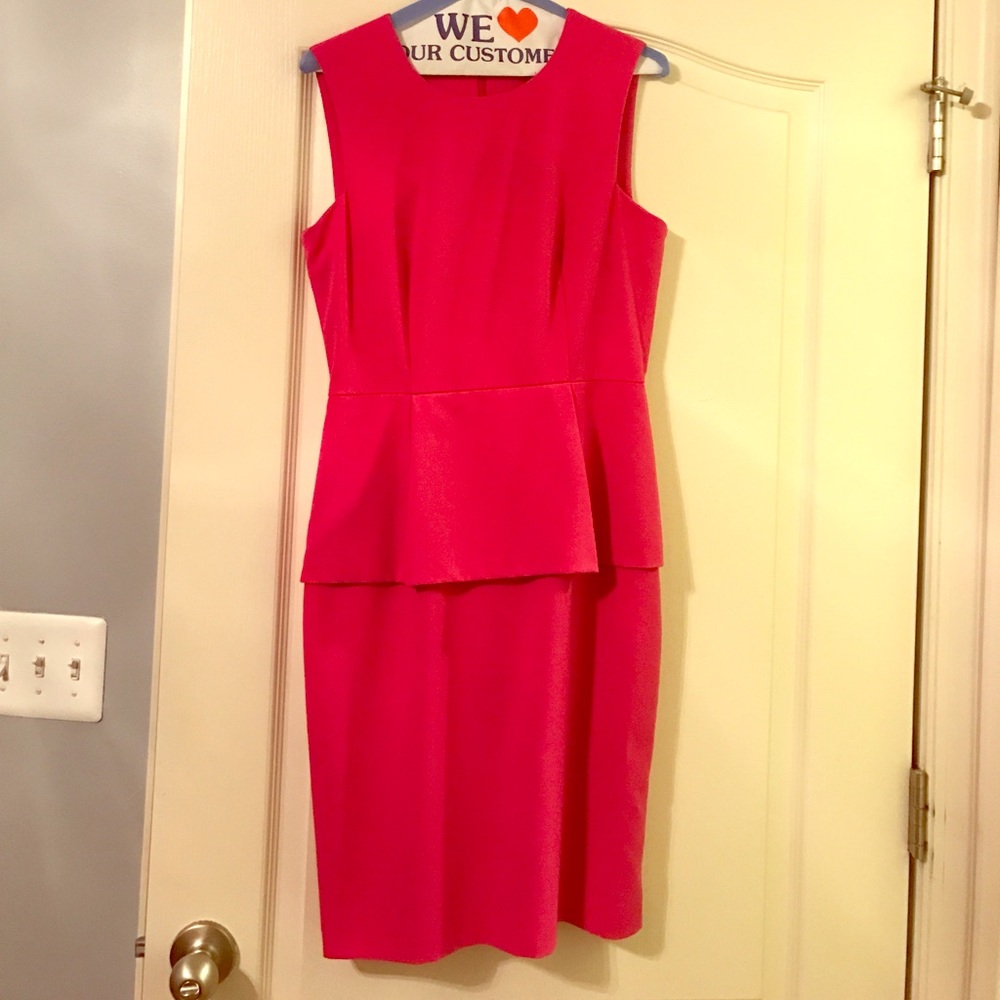 Calvin Klein peplum dress