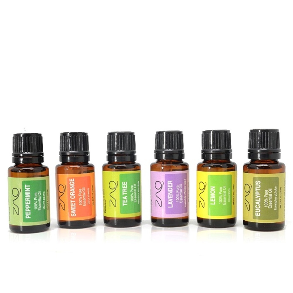 ZAQ 100% Pure Essential Aromatherapy Oils Gift Set