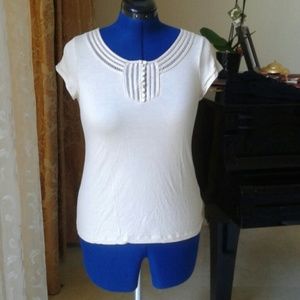 Banana Republic Lattice Top