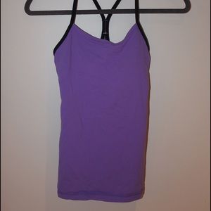 Purple lululemon yoga tank