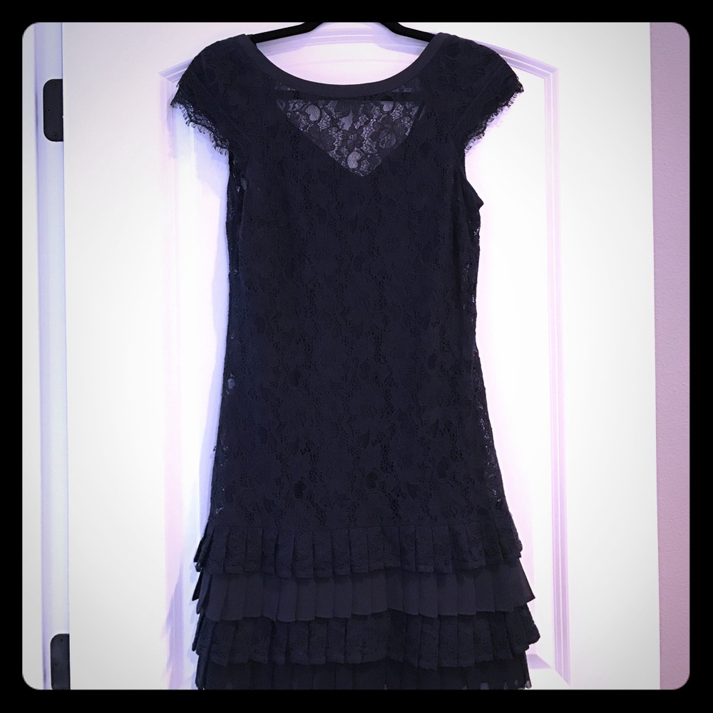 Jessica Simpson Navy Lace Dress