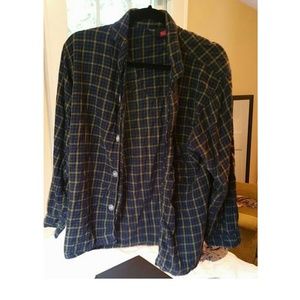 Oversized thrifted grunge flannel