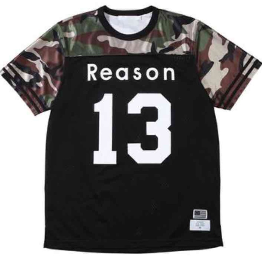 New REASON BRAND Mesh Camo Racing Shirt