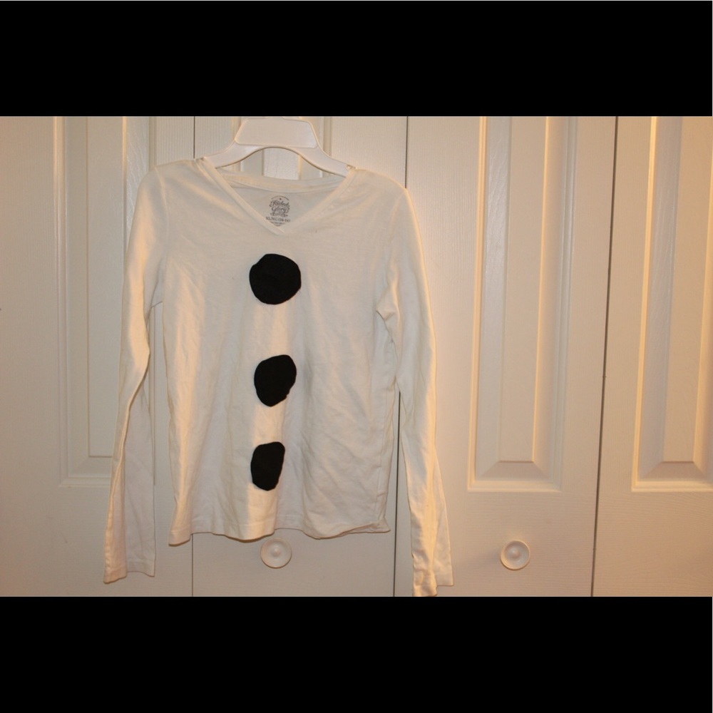 A SNOWMAN COSTUME TOP!!