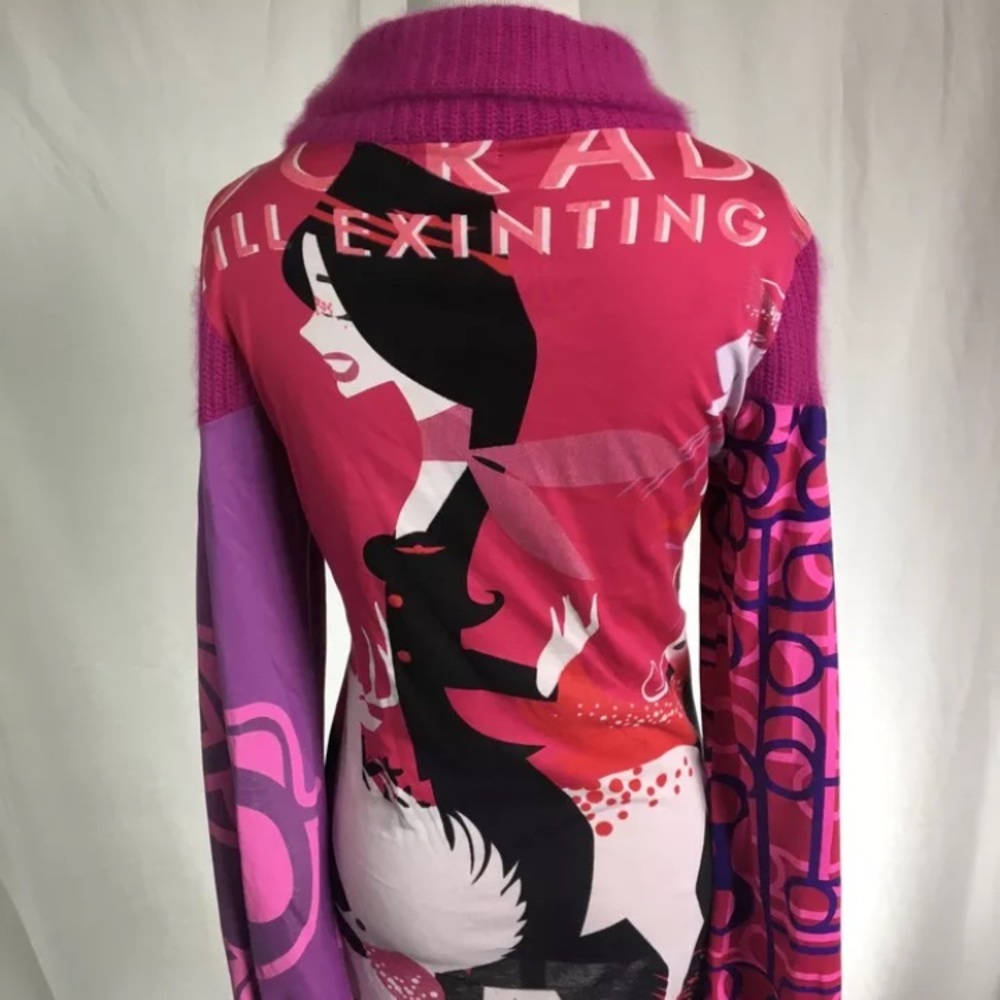 Custo Barcelona Turtleneck blouse vintage medium