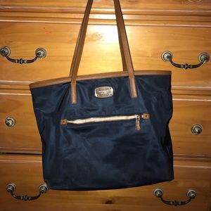Michael Kors Navy Blue Large Tote