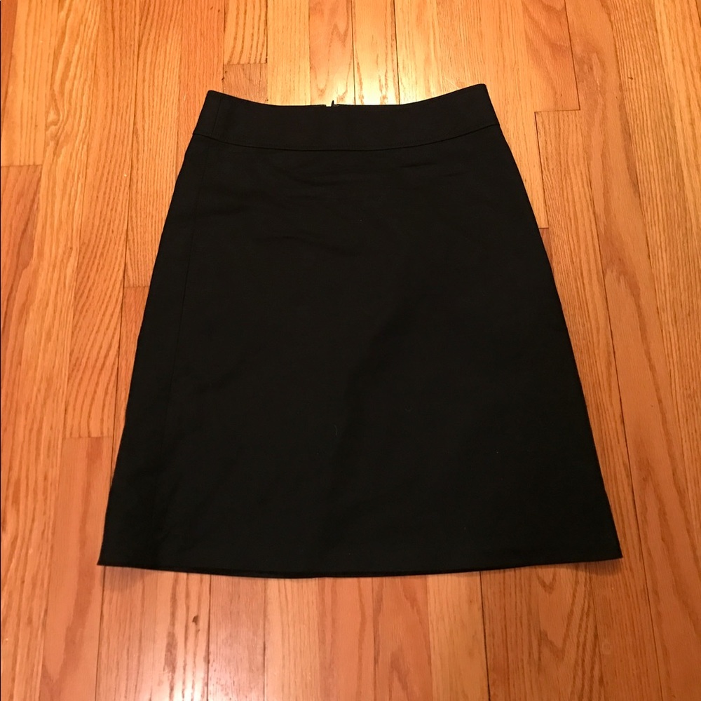 Banana Republic A-line skirt (black)