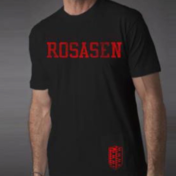 NWT ROSASEN WHITE COTTON CREWNECK T SHIRT SIZE S - Picture 7 of 8