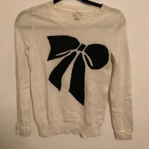 Jcrew bow sweater