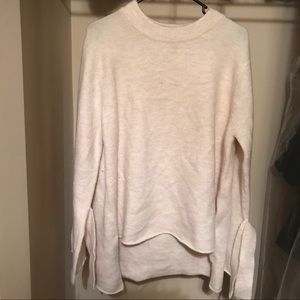 Zara SWEATER WITH TIE SLEEVES