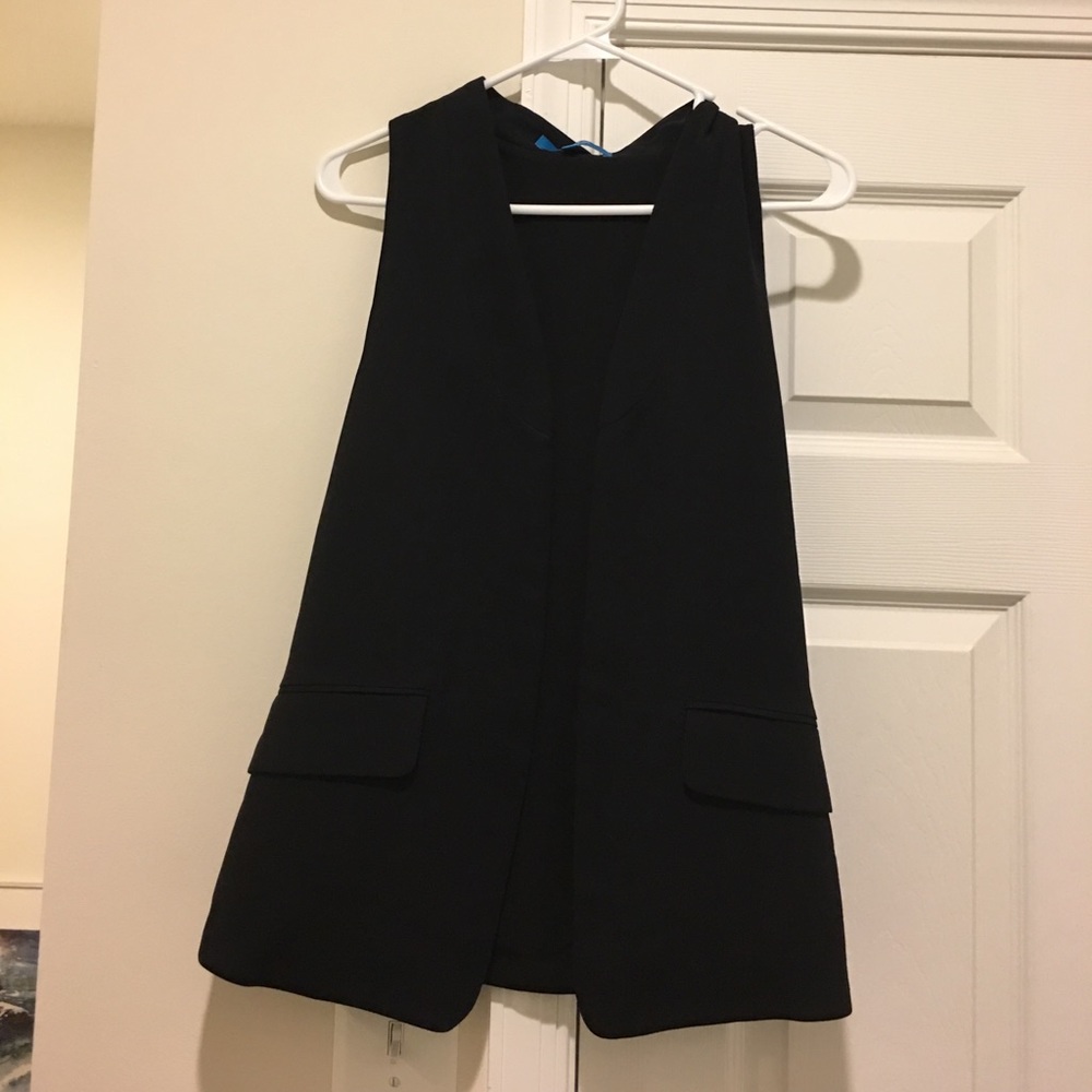 Ladies black vest
