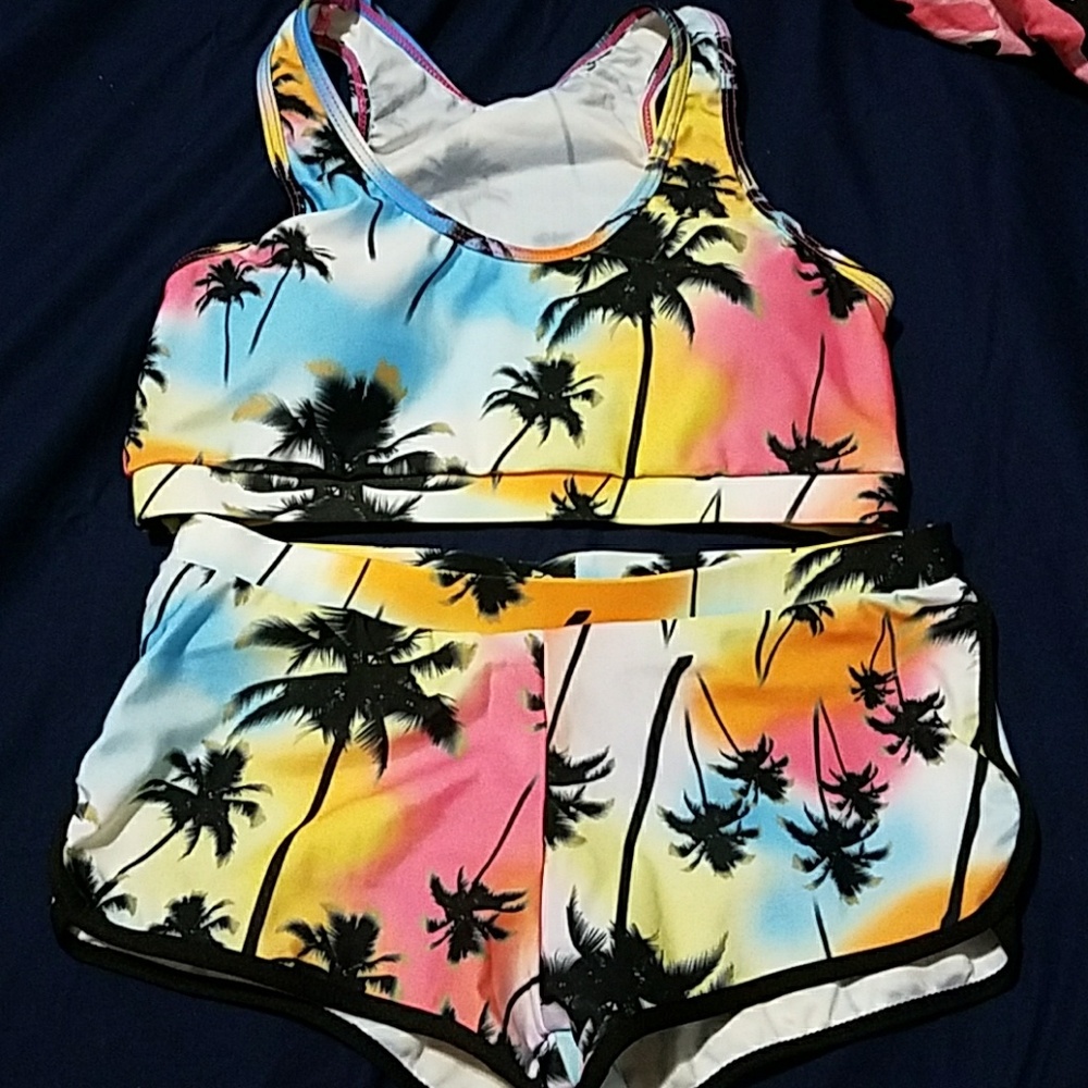 Two piece bathing suit