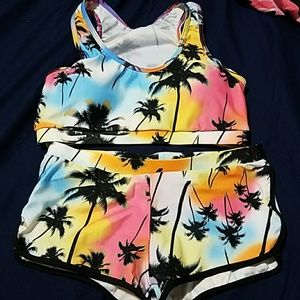 Two piece bathing suit