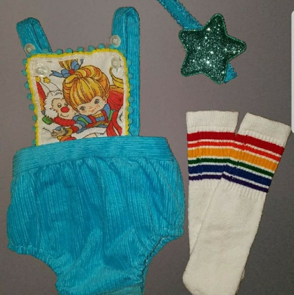 Custom Rainbow Brite Baby Romper 3-9months - Picture 3 of 3
