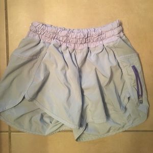 Lululemon light purple shorts