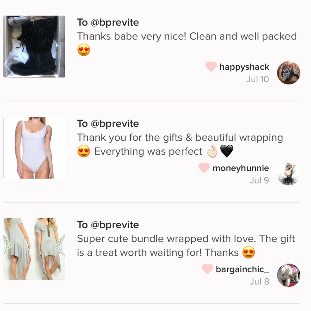 Love Notes From Fellow Poshers💕✨📝 - Picture 6 of 7