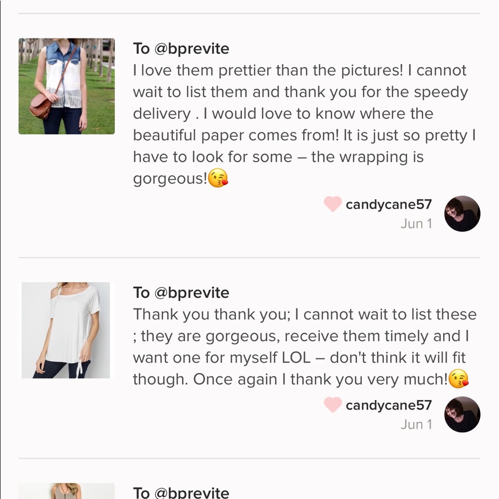 Love Notes From Fellow Poshers💕✨📝 - Picture 7 of 7