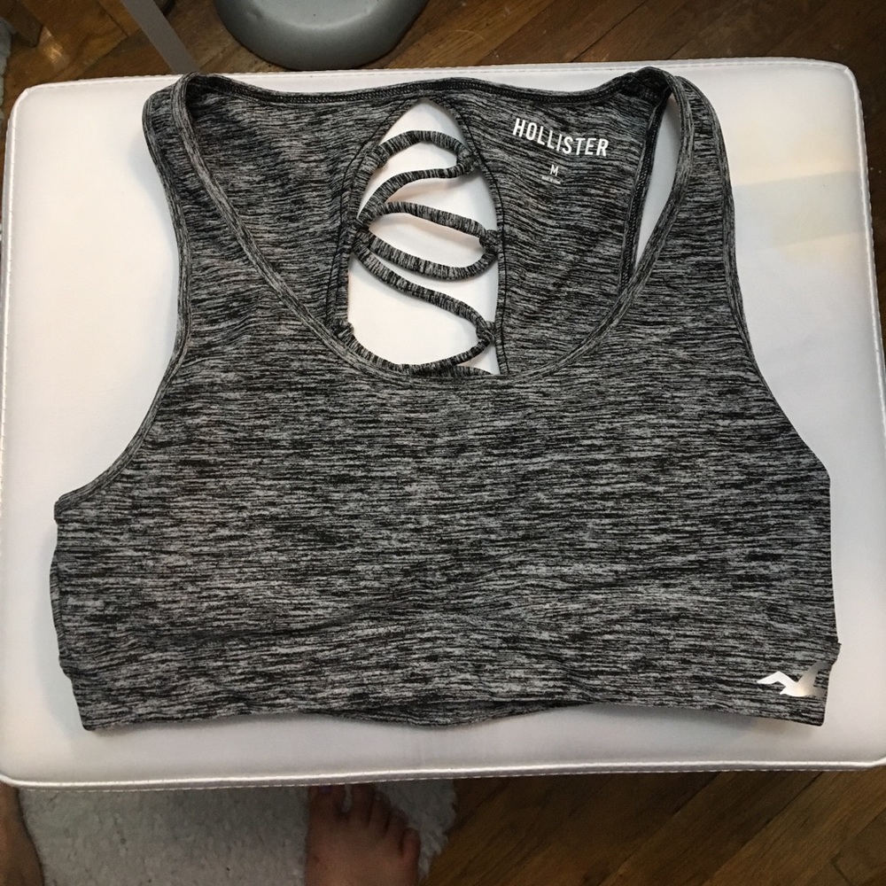 Grey Hollister Sports Bra