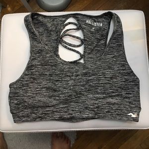 Grey Hollister Sports Bra