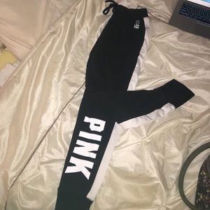 Victoria secret striped sweatpants