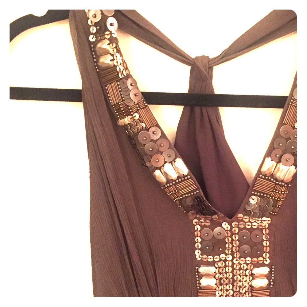 Boho Chic Long Dress - Banana Republic