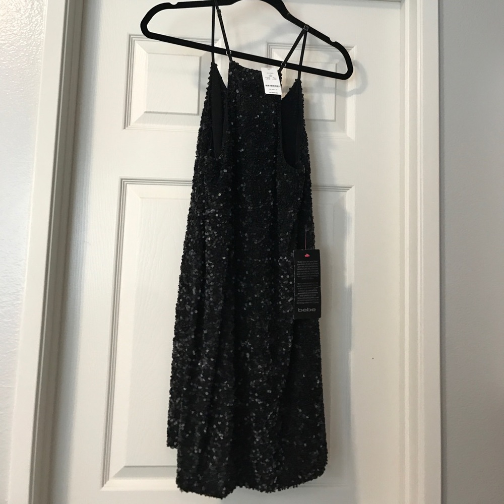 Bebe Sequin Black dress - Picture 2 of 3