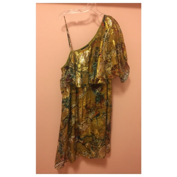 Anthro 'BLOOMING RUFFLED SLEEVE DRESS' - Picture 2 of 4