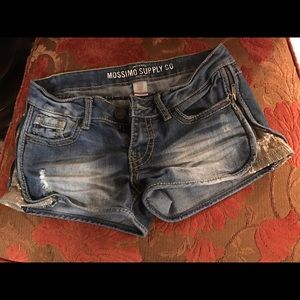 Mossimo jean shorts with sequins size 7