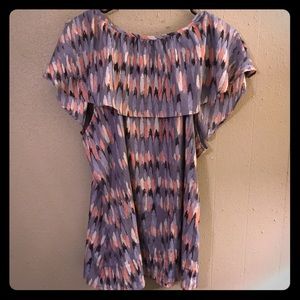 Banana Republic Tops - Banana Republic. Gray and multi color pattern. Banana Republic Tops - Banana Republic. Gray and multi color pattern.