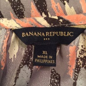Banana Republic Tops - Banana Republic. Gray and multi color pattern. Banana Republic Tops - Banana Republic. Gray and multi color pattern.