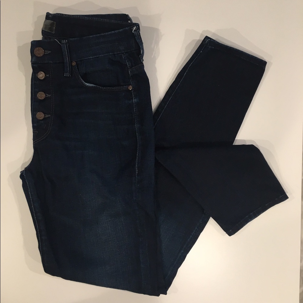 MOTHER 'The Pixie' high waisted skinny jeans