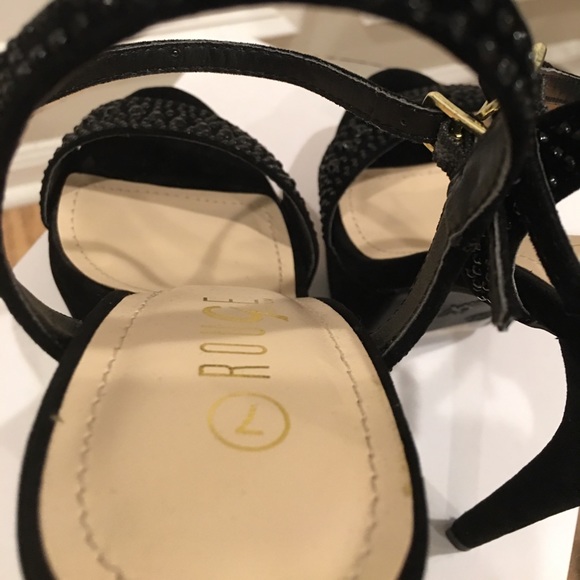 Black gem heels - Picture 3 of 3